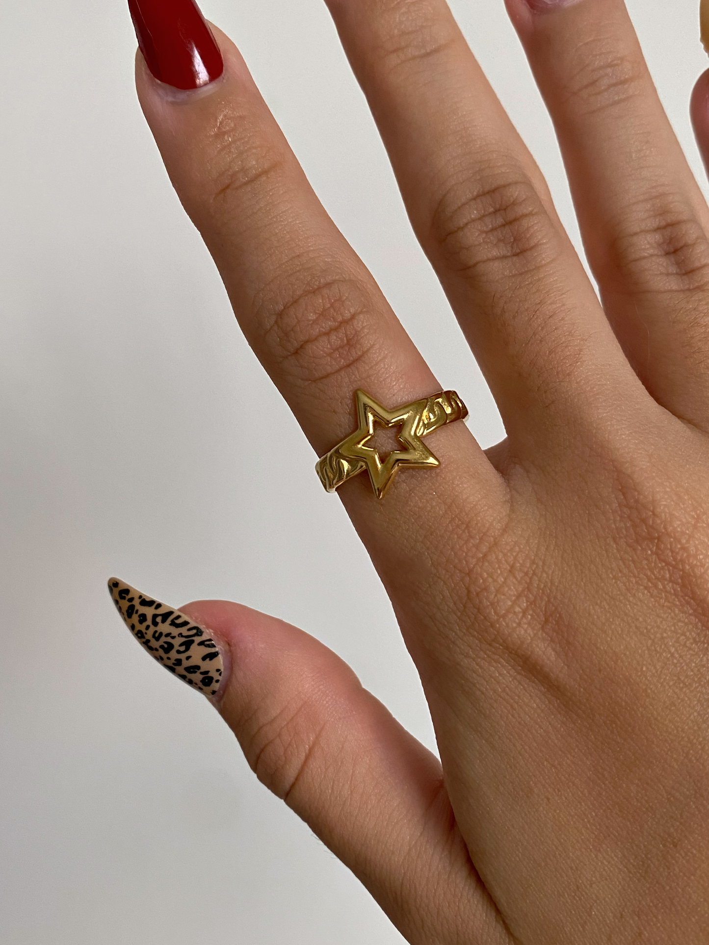 Anillo ajustable 'Star'