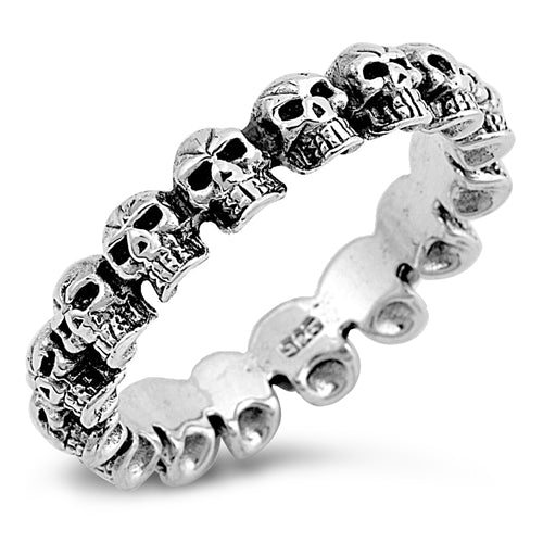 Anillo Calaveras Hombre